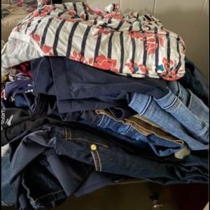 Entire stack of maternity clothes